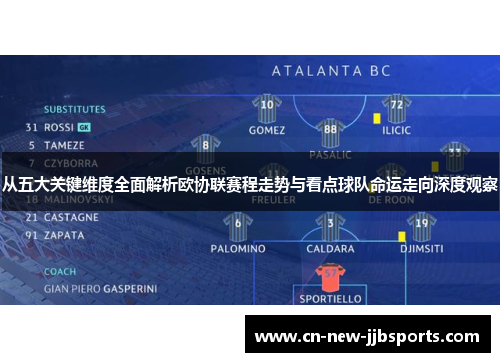 从五大关键维度全面解析欧协联赛程走势与看点球队命运走向深度观察